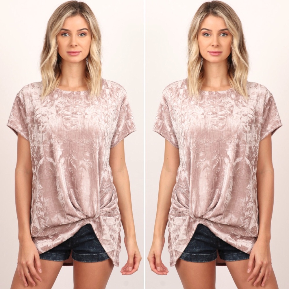 Crushed Velvet Shirt